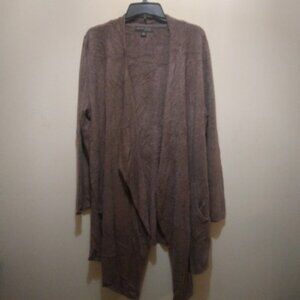 Barefoot Dreams CosyChic Lite brown cardigan size 1X